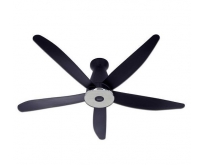 Quạt trần Pana F-60XDN -  5 cánh Đen/Trắng