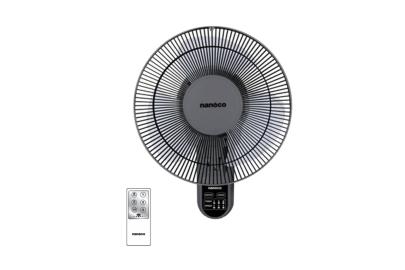 Quạt treo tường Nanoco NWF1219RC-GR - 3 cánh Ghi, có remote