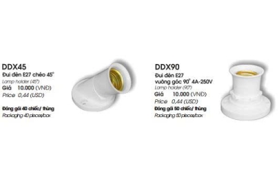 Đui đèn DDX45 - DDX90 E27