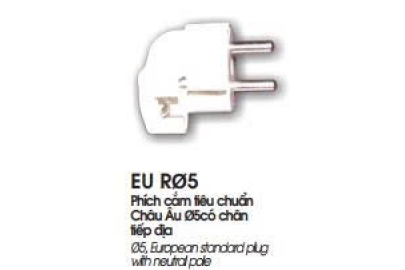 Phích cắm EU RØ5 tiêu chuẩn Châu Âu