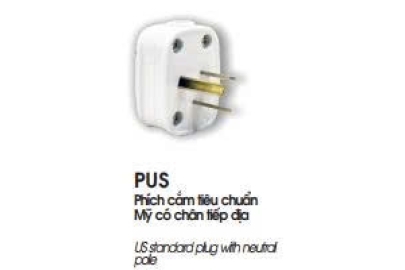 Phích cắm PUS tiêu chuẩn Châu Mỹ 