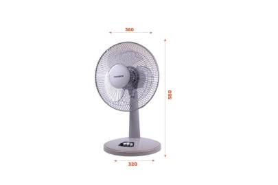 Quạt lửng  Nanoco NTF1209BE -3 cánh Xám/Beige/Hồng