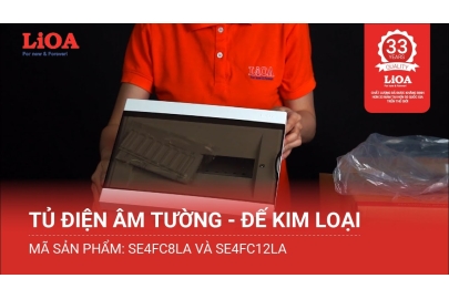 Tủ nổi/chìm SE4FC12LA - Chứa 12 aptomat, Kim Loại 2 cửa