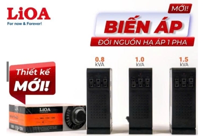 Biến Áp DNV008A - Đổi Nguồn Hạ Áp 1 Pha Loại Mới - 0,8kVA.