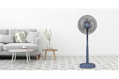 Quạt đứng Pana F-409K - 3 cánh Xanh/Beige/Đỏ