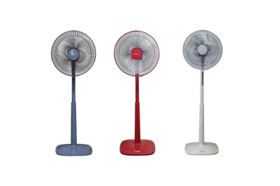 Quạt đứng Pana F-409K - 3 cánh Xanh/Beige/Đỏ