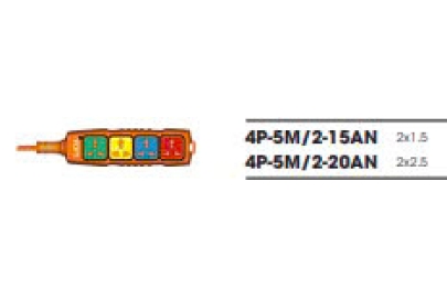 Ổ CẮM SIÊU TẢI CÓ DÂY ĐA NĂNG 4P-3M/2-15AN