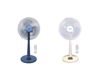 Quạt lửng remote Nanoco NLF1624RC - 3 cánh Xanh/Beige, có remote