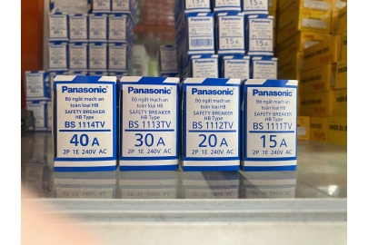 CB cóc, Cầu dao an toàn HB Panasonic - 15A,20A,30A,40A