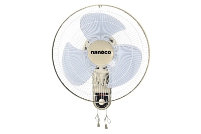 Quạt treo tường Nanoco NWF1611 - 3 cánh Xám/Xanh/Beige