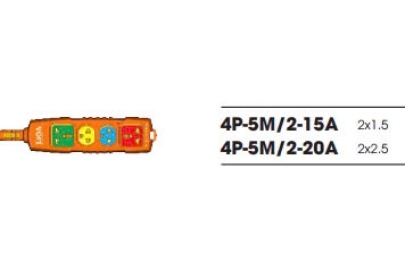 Ổ CẮM SIÊU TẢI CÓ DÂY 4P-3M/2-15A