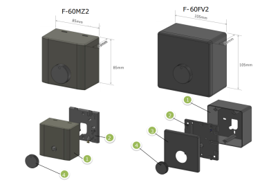 Quạt trần Pana F-60FV2 - 3 cánh Trắng