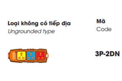 Ổ CẮM SIÊU TẢI KHÔNG DÂY ĐA NĂNG 3P-2DN