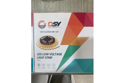 ĐÈN LED DÂY DSY 2835 5 MÉT - 12V – ÁNH SÁNG VÀNG / TRẮNG