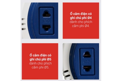 Ổ Cắm Đĩa Bay OQMN6U3-2 Kéo Dài 3M Có Sạc Nhanh