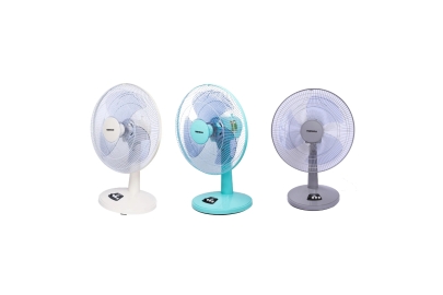 Quạt bàn Nanoco NTF1630 -3 cánh Xám/Beige/Xanh ngọc