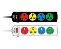 Ổ Cắm LiOA 4DND3.2.10 3 -  Lỗ Ổ Đa Năng 3 Chấu