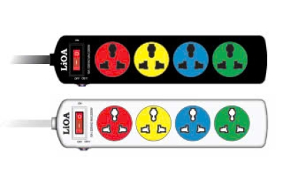 Ổ Cắm LiOA 4DND3.2.10 3 -  Lỗ Ổ Đa Năng 3 Chấu