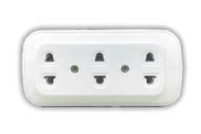 Ổ Cắm Không Dây KD3U2 - 3 Ổ cắm đôi 2 chấu