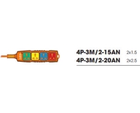 Ổ CẮM SIÊU TẢI CÓ DÂY ĐA NĂNG 4P-3M/2-15AN