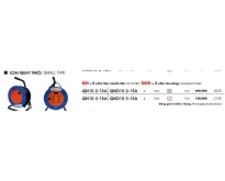 Ổ cắm Rulo nhỏ 15M QN15-2-15A 